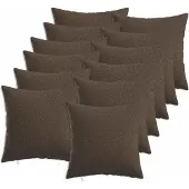 vidaXL Kussen met kussen HEERLEN 12 st Taupe Stof