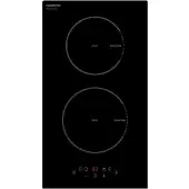 Oceanic Domino built-in black induction - 3500W - 2 Boosters