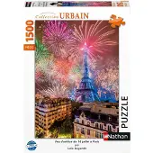 Nathan Puzzle Feu d'artifice du 14 juillet à Paris 1500 pièces