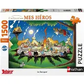 Nathan legpuzzel Asterix en Obelix - 1500 stukjes - Banquet puzzel.