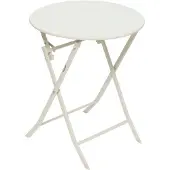 Hespéride Ronde, opvouwbare tuintafel voor 2 personen van staal – GREENSBORO