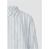 s.Oliver Blouse lichtblauw / wit