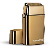 Babyliss PRO 4Artists Gold Metal Double Foil Shaver Goud