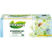Pickwick Professional Thee Zakjes Zoethout en Pepermunt 100 Stuks