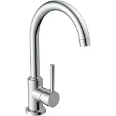 Schutte CORNWALL Design Keukenkraan - Mengkraan - Hoge, Draaibare Ronde Uitloop - Zijdelingse Greep - Chroom