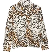 s.Oliver Blouse karamel / donkerbruin / wit