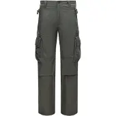 Vintage Industries Cargobroek 'Rico' olijfgroen