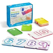 Learning Resources Sensorische Nummertrays - Tellen - 3+