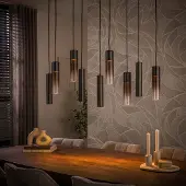 Hoyz Collection - Hanglamp Linea - Bruin - 19x109x150 cm