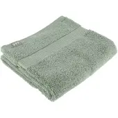 Tendance Serviette de toilette 50 x 90 cm 100 % coton vert eucalyptus
