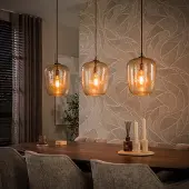 Hoyz Collection - Hanglamp Varo - Beige - 25x110x150 cm