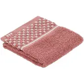 Tendance Serviette invité 30 x 50 cm 100 % coton façon vichy blush