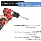BS 5x Magnetische Bit-houders 60mm - Roestvrij Staal