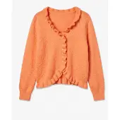 Vero Moda Gebreid vest 'VMAlice' mandarijn