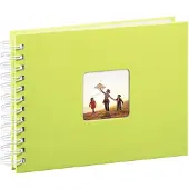Hama Fotoalbum - - Fine Art 24x17 - 50 pagina's - Fine Art papier - Kiwi kleur