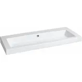Lambini Designs Varese wastafel keramiek 100cm zonder kraangat wit glans