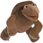 Living puppets handpop Sammie de schildpad lengte 54cm