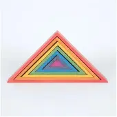 TickiT | regenboog houten architect driehoeken