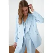 Trendyol Blazers lichtblauw