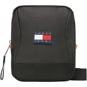 Tommy Hilfiger Logo Crossbody Tas (Zwart)