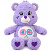 Care Bears Paarse Pluche Knuffel Troetelbeertjes 30 cm