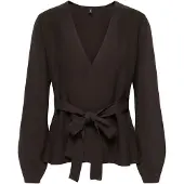 ONLY Gebreid vest 'ONLElea' bruin