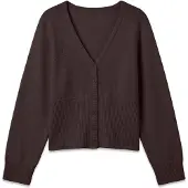 Vero Moda Gebreid vest 'VMMILO' bruin