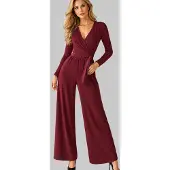 Madnezz House Jumpsuit wijnrood