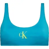 Calvin Klein Dames/Dames Logo Bikinitop (Blauw)