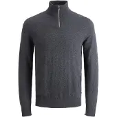 Jack & Jones Trui 'JWHEMIL' donkergrijs