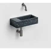 Clou Flush 3 fontein gerecycled polyethyleen 36cm zonder kraangat links heelal