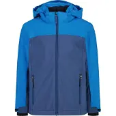 CMP - Boy's Jacket Snaps Hood Twill - Ski-jas 164, blauw