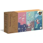 Clementoni Legpuzzel Sprookjes Junior 8 Stukjes 4 Stuks, puzzels kinderen