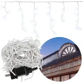 Sarcia.eu Magisch LED-lichtgordijn, kerstslinger 5,2m 150 LED, KOUD WIT