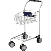 Bayer - Winkelwagen voor kinderen - Zilver/Blauw