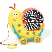 Dolce Toys Activiteitsknuffel - One Size - Pull along color snail