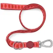 Morsö - Hondenriem Verstelbaar - Gerecycled - Lipstick - Roze - 75-230X1.5 cm