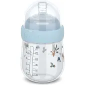 Mepal Mio Babyfles Little Dutch - 165 ml - Anti-koliek - Spiraalontwerp voorkomt verstopping - Siliconen van medische kwaliteit - Forest Friends