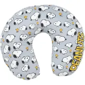 Snoopy Kussens - Snoopy & Woodstock - voor Geen - grijs-wit - Maat Standard