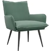 vidaXL Fauteuil Zeegroen fluweel