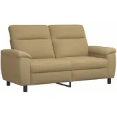 vidaXL Bank Lichtbruin 178 x 90 x 95 cm Stof