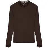 Vero Moda Shirt 'VMRosa' donkerbruin
