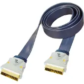 All4u Premium 21-pins Scart kabel - plat - 3 meter
