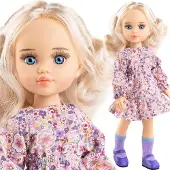 Paola Reina Poppen, Amigas Clara, bloemenjurk, 32 cm - Poppenaccessoire