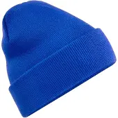 Beechfield Volwassenen van Unisex Originele geboeide Beanie (Helder Koningsblauw)