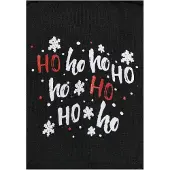 Urban Classics Doek 'Ho Ho Ho' rood / zwart / wit