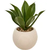 Atmosphera Kunstplant met Pot - Ø28xH51cm - Wit