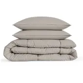 Eleganzzz Eazy Dekbed Zonder Overtrek Inclusief Kussenslopen - grey 240x200cm