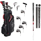 Spalding True Black 14-Delige Golfset +1 Inch (graphite shaft)