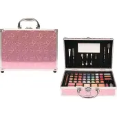 Treffina make-up koffer vlinder met 24 oogschaduw en accessoires.
